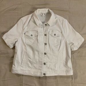 Westport Short-sleeve Jean Top - Size XL